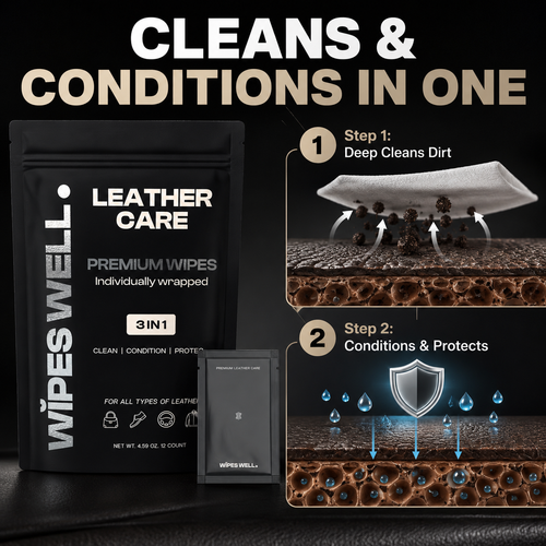 Premium Leather Care Wipes